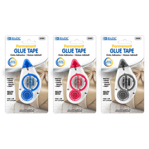 BAZIC 8 mm x 8 m Permanent Glue Tape BAZIC 8 mm x 8 m Permanent Glue Tape