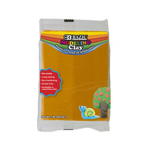 BAZIC 1 lb Orange Modeling Clay BAZIC 1 lb Orange Modeling Clay