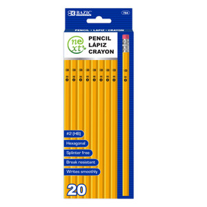 #2 Yellow Pencil (20/Pack)