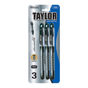 BAZIC Taylor Black Rollerball Pen (3/Pack) BAZIC Taylor Black Rollerball Pen (3/Pack)