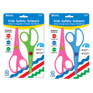 BAZIC 5 1/2" Kids Safety Scissors (2/Pack) BAZIC 5 1/2" Kids Safety Scissors (2/Pack)