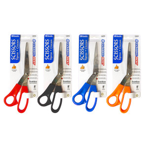 BAZIC 8" Classic Left Handed Bent Stainless Steel Scissors BAZIC 8" Classic Left Handed Bent Stainless Steel Scissors