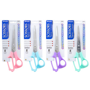 BAZIC 8" Pastel Classic Stainless Steel Scissors BAZIC 8" Pastel Classic Stainless Steel Scissors