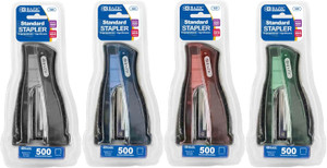 BAZIC Compact Stand-Up Standard (26/6) Stapler w/ 500 Ct. Staples BAZIC Compact Stand-Up Standard (26/6) Stapler w/ 500 Ct. Staples