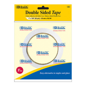 BAZIC 1" X 20 Yard (720") Double Sided Tape BAZIC 1" X 20 Yard (720") Double Sided Tape