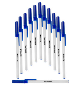 Valor Products Bulk Ball Point Stick Pens Blue 144Ct, 144 units per case Valor Products Bulk Ball Point Stick Pens Blue 144Ct, 144 units per case