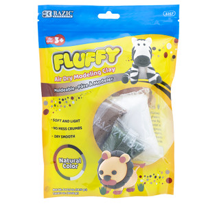 BAZIC 0.5 oz Air Dry Modeling Clay - 6 Natural & Earth Colors for Crafting and DIY Projects, 24 units per case BAZIC 0.5 oz Air Dry Modeling Clay - 6 Natural & Earth Colors for Crafting and DIY Projects, 24 units per case