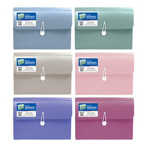 BAZIC Morandi Edition 13-Pocket A4/Letter Size Poly Expanding File BAZIC Morandi Edition 13-Pocket A4/Letter Size Poly Expanding File