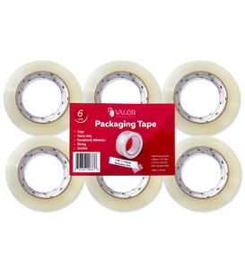 Valor Products Heavy-Duty Packing Tape – 1.89” x 110 Yards, 2 Mil Thick – Secure Shipping & Packaging, 36 units per case
