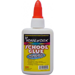 School Glue - White - Washable - 1.25 oz each, 48 units per case School Glue - White - Washable - 1.25 oz each, 48 units per case