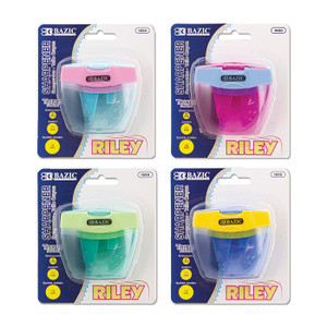 BAZIC Riley Triple Hole Sharpener w/ Receptacle BAZIC Riley Triple Hole Sharpener w/ Receptacle