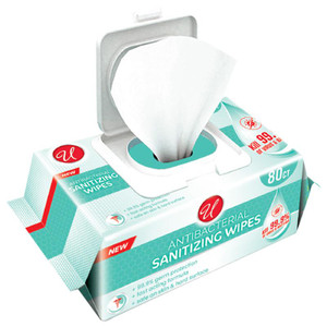 80 Count Anti-bacterial Sanitizing Wipes