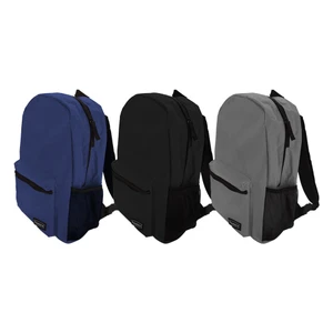 Promarx Backpack - 17 Inch with Side Net, 3 Assorted Colors (Black, Blue, Grey)