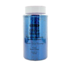 1lb (16 oz) Blue Glitter, 12 units per case