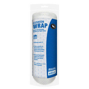 Cushion Wrap 12 in x 5 ft Perforated Bubble Wrap for Shipping, 36 units per case