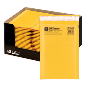 6x9.25 Self-Seal Bubble Mailers (#0), 50 units per case