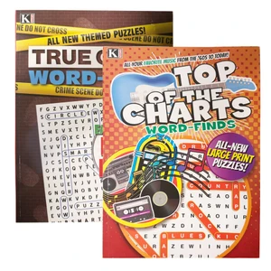 KAPPA Themed Word Find Puzzle Book (2 Titles), 48 units per case