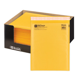 8.5x11.25 Self-Seal Bubble Mailers (#2), 25 units per case