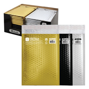 6x9.25 Metallic Bubble Mailers (#0), 48 units per case