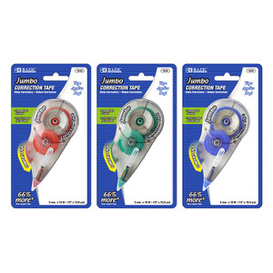 1/5" x 10.9 yrd. Jumbo Correction Tape with Grip 1/5" x 10.9 yrd. Jumbo Correction Tape with Grip