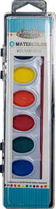Creative Colors Paint Set - 8 Color - Brush