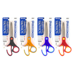 BAZIC 7" Classic Grip Stainless Steel Scissor BAZIC 7" Classic Grip Stainless Steel Scissor