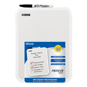 BAZIC 8.5" X 11" Dry Erase Board w/ Marker BAZIC 8.5" X 11" Dry Erase Board w/ Marker