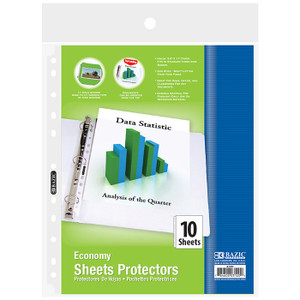 BAZIC Economy Weight Top Loading Sheet Protectors (10/Pack) BAZIC Economy Weight Top Loading Sheet Protectors (10/Pack)