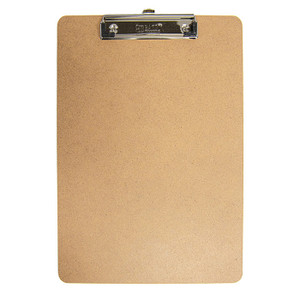 BAZIC Standard Size Hardboard Clipboard w/ Low Profile Clip BAZIC Standard Size Hardboard Clipboard w/ Low Profile Clip