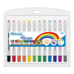 BAZIC 12 Color Silky Gel Crayons BAZIC 12 Color Silky Gel Crayons