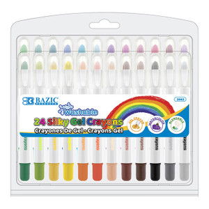 BAZIC 24 Color Silky Gel Crayons BAZIC 24 Color Silky Gel Crayons