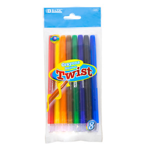 BAZIC 8 Color Propelling Crayons BAZIC 8 Color Propelling Crayons
