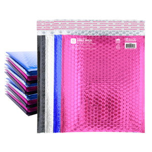BAZIC 10.5" x 15" (#5) Metallic Bubble Mailers BAZIC 10.5" x 15" (#5) Metallic Bubble Mailers