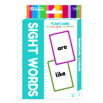 BAZIC Sight Word Flash Cards (36/Pack), 24 units per case