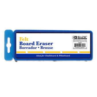 BAZIC Felt Chalkboard/Whiteboard Eraser w/ Hanger