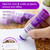 BAZIC 0.28 oz (8g) Washable Disappearing Purple Glue Stick (4/Pack), 24 units per case