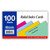 BAZIC 100 Ct. 3" X 5" Ruled Colored Index Card, 36 units per case