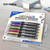 BAZIC 6 Metallic Colors Markers, 12 units per case