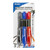 BAZIC Assorted Colors Chisel Tip Jumbo Permanent Markers w/ Grip (3/Pack) BAZIC Assorted Colors Chisel Tip Jumbo Permanent Markers w/ Grip (3/Pack)