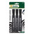 BAZIC Black Chisel Tip Desk Style Permanent Markers (3/Pack), 24 units per case