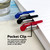 BAZIC GR8 Asst. Color Oil-Gel Ink Pen w/ Rubberized Barrel (3/Pack), 24 units per case