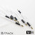 BAZIC Prima Black Stick Pen w/ Cushion Grip (8/Pack), 24 units per case