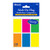BAZIC 25 Ct. 1" X 1.7" Neon Color Standard Flags (6/Pack)