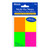 BAZIC 70 Ct. 1.5" X 2" Neon Stick On Notes (4/Pack)
