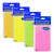BAZIC 70 Ct. 3" X 5" Neon Lined Stick On Notes