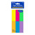 BAZIC 80 Ct. 1" X 3" Neon Page Markers (6/Pack)