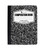 Composition Notebook Wide Ruled 100 Sheets Valor Brand Black Marble Premium Quality with Hard Cover 9.75"x7.5" Front Cover