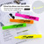 BAZIC Desk Style Fluorescent Highlighters (4/Pack), 24 units per case