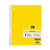 BAZIC W/R 70 Ct. 1-Subject Yellow Spiral Notebook, 24 units per case