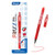 BAZIC Frizz Red Erasable Gel Pen with Grip